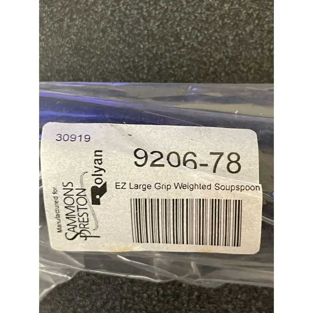 NEW‎ Sammons Preston EZ Large Grip Weighted Set Fork Knife Spoon Soup Spoon